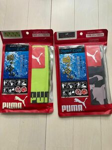 ②プーマPUMA スーパークールスポーツタオル　冷却タオル　2枚　熱中症対策　暑さ対策　猛暑　部活　スポーツ　クールタオル