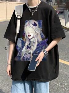 韓国 メンズ 男女兼用 オーバーサイズ tシャツ Sサイズ