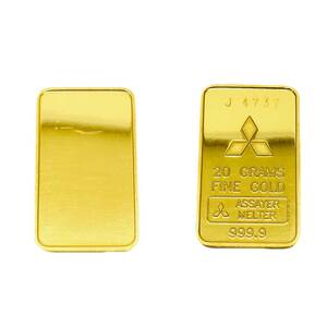 [ gold sudden rise middle ]* asset management * Mitsubishi material original gold in gotoK24 IG 20g metal 24 gold pendant top Gold bar 20 GRAMS FINE GOLD