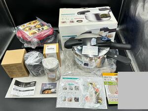 未使用　まとめ売り　PRESSURE COOKER 4.5L 3層底圧力鍋 | メトレフランセ 電子レンジ極め鍋 | スープマグ | ケータイフードジャー