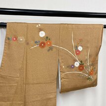 着物月花　作家物　品のある花　訪問着　正絹　共八掛　きものやまと　ki1607_画像6