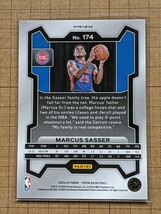 マーカス・サッサー【NBA 2023-24 PANINI PRIZM BASKETBALL】MARCUS SASSER RC #174 ベース ピンクアイスプリズム _画像2