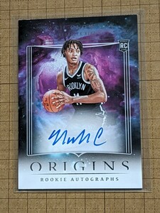 ノア・クラウニー【NBA 2023-24 PANINI ORIGINS BASKETBALL】NOAH CLOWNEY RC RA-NCB ルーキーサイン 直書きサインカード 