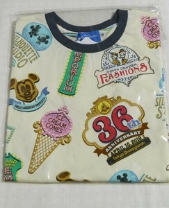 東京ディズニーランド 36周年グッズ Tシャツ Sサイズ ミッキー ミニー ドナルド デイジー バルーン ワールドバザール ワッフル