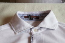 H-030 ポロシャツ　半袖　ホワイト「GE-STYLE」　サイズＭ　ハウスクリーニング済です　１枚　　_画像7