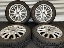 ■KOSEI QRASIZ[14インチ 4.5J 4穴 PCD100 +45]■BRIDGESTONE VRX2[155/65R14]2022年製スタッドレス4本セット■_画像1