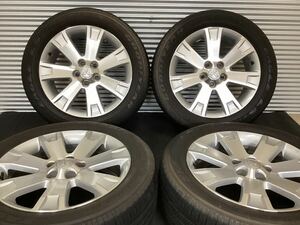 ■三菱 デリカD5純正[18インチ 7J 5穴 PCD114.3 +38]■GOODYEAR EAGLE LS2[225/55R18]2015年製4本セット■