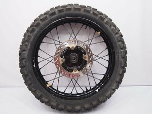 XLR250BAJA純正リアホイール2.15×18J振れありMD22.88-89年