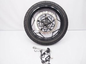 Z250SL純正フロントホイール2.75×17J軽い振れありBR250Eシャフト他付16年外し