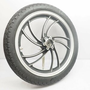 RZ250 RZ350 純正フロントホイール 4L3 4L0 4U0 ダブルディスク ホイール 絶版2スト 18x1.85 タイヤバリ山 RD250LC