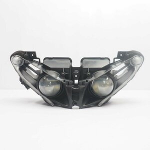 YZF-R1 純正ヘッドライト ヘッドランプ 12-14年 YZFR1 headlight headlamp プロジェクター ライト ひどい割れ無し