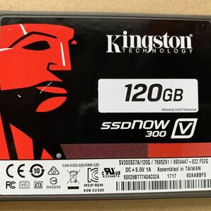 【使用時間7844時間】Kingston 120GB SV300S37A 2.5 SATA SSD 26の画像1