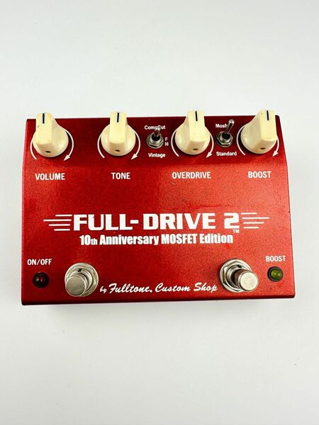Fulltone FULL-DRIVE2 10th Anniversary MOSFET Edition エフェクター 