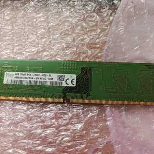 【発送63円～】 SK hynix PC4-19200U (DDR4-2400) 4GB 1Rx16 PC4-2400T-UC0-11 HMA851U6AFR6N-UH 管GT4