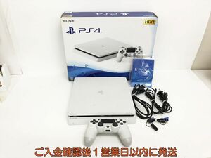 【1円】PS4 本体/箱 セット 1TB ホワイト SONY PlayStation4 CUH-2100B 初期化/動作確認済 L04-177yy/G4