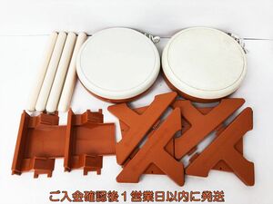 [1 jpy ] nintendo Wii futoshi hand drum. . person exclusive use controller futoshi hand drum . chopsticks set sale 2 point set not yet inspection goods Junk DC06-400jy/G4