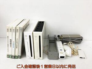 [1 jpy ] nintendo Nintendo Wii body peripherals set sale set not yet inspection goods Junk soft remote control Samurai Warriors etc. DC10-383jy/G4