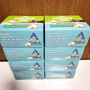 大量セット 1008g マウナロア マカダミアナッツ マウイオニオン&ガーリック 内容量126g×8箱 80s24-1337