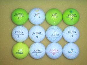 (▼)中古品　ゼクシオ PREMIUM & REBOUND DRIVE & REBOUND DRIVEⅡ & イレブン & エックス (12球)