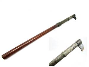 【集】 時代物 武具・火消道具　螺鈿細工 手鉤　鳶口 ４８．３ｃｍ