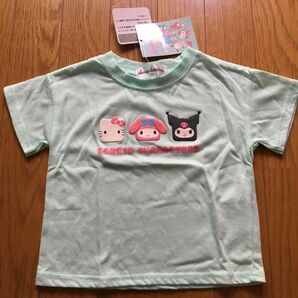 新品 sanrio 半袖Tシャツ　キティ　マイメロ　クロミ　トップス　女の子 90