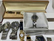 ★ジャンク品★腕時計おまとめ 稼働品含む 大量まとめ売り GUCCI/SEIKO/CASIO/CITIZEN/G-SHOCKなど 80点以上_画像2