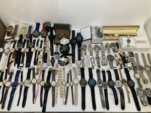 * junk * wristwatch . summarize operation goods contains large amount set sale GUCCI/SEIKO/CASIO/CITIZEN/G-SHOCK etc. 80 point and more 