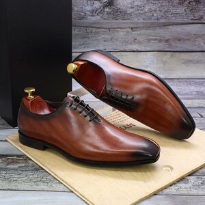 XX-OLY-318-51 tea / worker handmade 40 size new goods original leather business shoes switch leather shoes high grade cow leather leather shoes men's super rare gentleman shoes 38-47 selection 