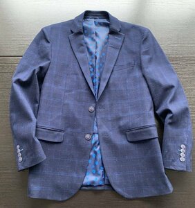XZ-JQ -紺 (実寸48 M度 ) 新品 新作 春秋◆ 完売 ■ 高品質 限定美品■ メンズ 紳士 ジャケット スーツ