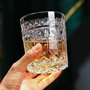 ２個セット ロックグラス ウイスキーグラス ブランデーグラス ウイスキー クリア グラス コップ ビアグラス ショットグラ