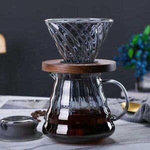 コーヒードリッパーセット コーヒードリッパー コーヒーサーバー コーヒードリップ器具 ２～４人分 500ml