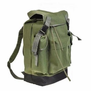  high capacity multifunction 70L Army green canvas carp fishing bag fishing tuck ru backpack durability 