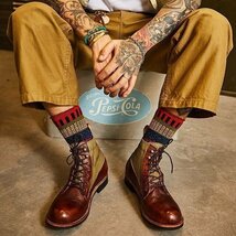 ブーツ　ミリタリーブーツ メンズ シューズ　ワークブーツ　マーティンブーツ　パンク 革靴　PUレザー ライダース　紳士靴 25.5cm_画像9