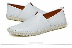 XX-fzld-995 размер 42 белый новый товар Loafer мужской обувь для вождения ручная работа натуральная кожа туфли без застежки мужской обувь легкий "дышит" джентльмен обувь 38-50 выбор 