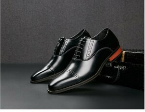 XX-K8-3 black 40 size 25.cm degree [ new goods unused ] high quality Britain manner style /medali on dress shoes / capital ... refined sense 