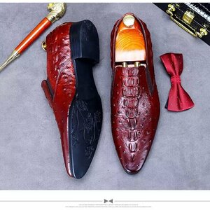 XX-80132-1. wine red/職人手作り 41サイズ25.5cm程度 【新品未使用】 高品質 人気新品 メンズ シューズ ビジネスシューズ 職人手作り 本革