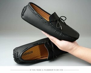 XX-8099 size 38 black / new goods * men's slip-on shoes gentleman shoes driving shoes casual shoes spring summer man shoes commuting going to school 38-49 selection 