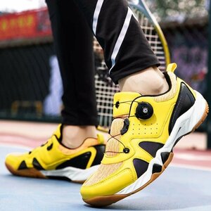 GRF-WP-118 желтый /39 для мужчин и женщин ... скользить выдерживающий . вентиляция сильный эластичность . бадминтон настольный теннис бейсбол обувь спортивные туфли спорт одежда спортивная обувь 36-45