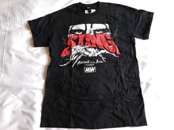STING / スティング STINGER FAREWELL Tシャツ・Mサイズ AEW / WWE / WCW /新日本プロレス