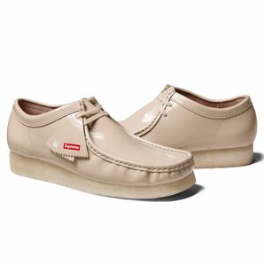 supreme clarks patent leather wallabee 28.5cm