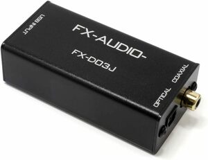 FX-AUDIO- FX-D03J USB バスパワー駆動DDC USB接続でOPTICAL・COAXIALデジタル出力を増設 ハ
