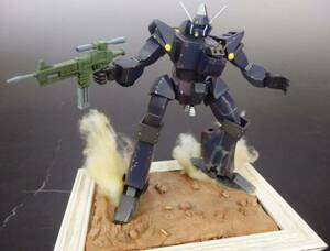 Art hand Auction Готовое изделие Bandai Blackery, окрашенное в масштабе 1/144, с подставкой Combat Mecha Xabungle, Пластиковые модели, характер, Боевой Меха Ксабангл