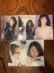  Nakamori Akina postcard set 5 sheets not for sale Pioneer Pioneer Private unused beautiful goods 