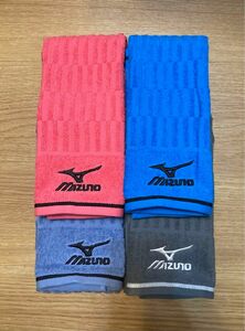 新品 ミズノ フェイスタオル 四枚組 スポーツ タオル MIZUNO