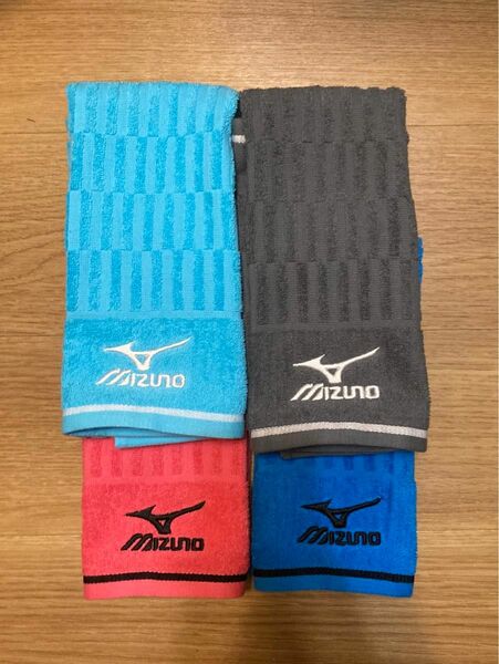 新品 ミズノ フェイスタオル 四枚組 スポーツ タオル MIZUNO