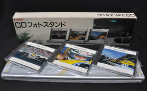 未使用品 ★　CDフォトスタンド キヤノン 原富治雄氏F-1GPフォトカード付き　★ 