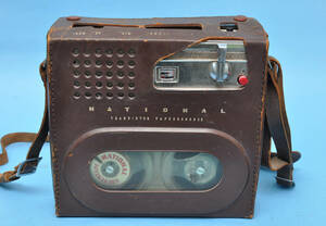  Showa Retro * National RQ-114 TRANSISTOR TAPERECORDER case attaching National transistor tape recorder *