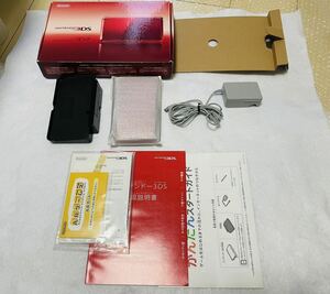 ☆新品同様 完品☆ ニンテンドー3DS フレアレッド 　任天堂 