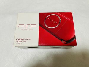 ☆新品同様 本体未使用 ☆PSP-3000 ラディアント レッド プレイステーション・ポータブル 