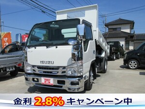 Elf3.0強化Dump truck　フルフラットデイーセルturbo　3tonne　ＭＴ６フロア白４ナンバー1991保証可left電動MirrorＥＴＣ　ＵＳＢincludedAudio